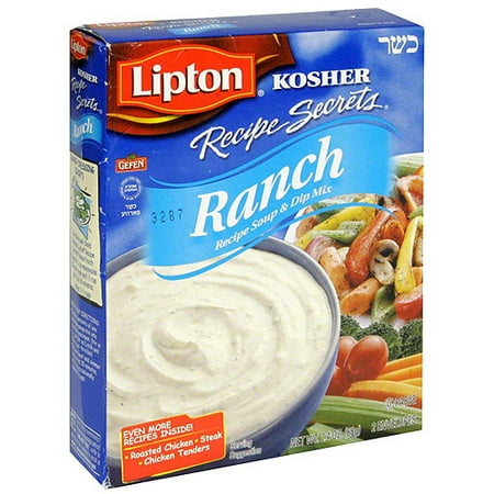Lipton Ranch Recipe Soup & Dip Mix, 2.4 oz (Pack of