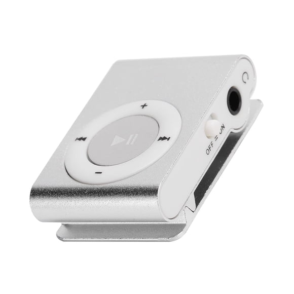 Reproductor MP3 EBTOOLS Mini portátil de música digital 5H plateado