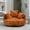 Orange, variant on Giant Bean Bag Chair, Faux Fur Bean Bag Couch with Filler Large Living Room Bean Bag Chairs for Adults, Big Lazy Sofa Accent Chair Floor Chair