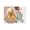thumbnail image 6 of INSPIRE CHIC Women's Contrast Color Vintage Scarf, Skinny Long Hair Ribbon Handbag Handle Wrap Neck Tie Scarves Neckerchief 147x14cm/57.9x5.5"(LxW) Yellow, 6 of 6