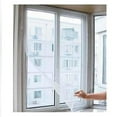 thumbnail image 1 of Diy Window Screen, Magic Tape Installation Adjustable Window Screens For House Windows, Magnetic Screen Frame Replacement Kit, Fiberglass Screen Mesh, Self-Adhesive, Transparent, 1 of 8