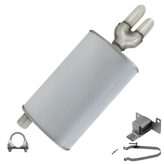 Exhaust Rear Muffler with Dual Tip fits 1995–2005 Pontiac Sunfire 2.2L, 1991–2005 Sunfire 2.4L