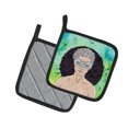 thumbnail image 2 of Caroline's Treasures Gemini Zodiac Sign Pair of Pot Holders, 2 of 3