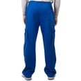 thumbnail image 4 of Vibes Men's Fleece Cargo Sweatpants Relaxed Fit Bungee Cord Open Bottom, 4 of 4