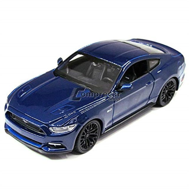 2015 Ford Mustang GT 5.0 Blue 1/24 DIECAST CAR Model by MAISTO 