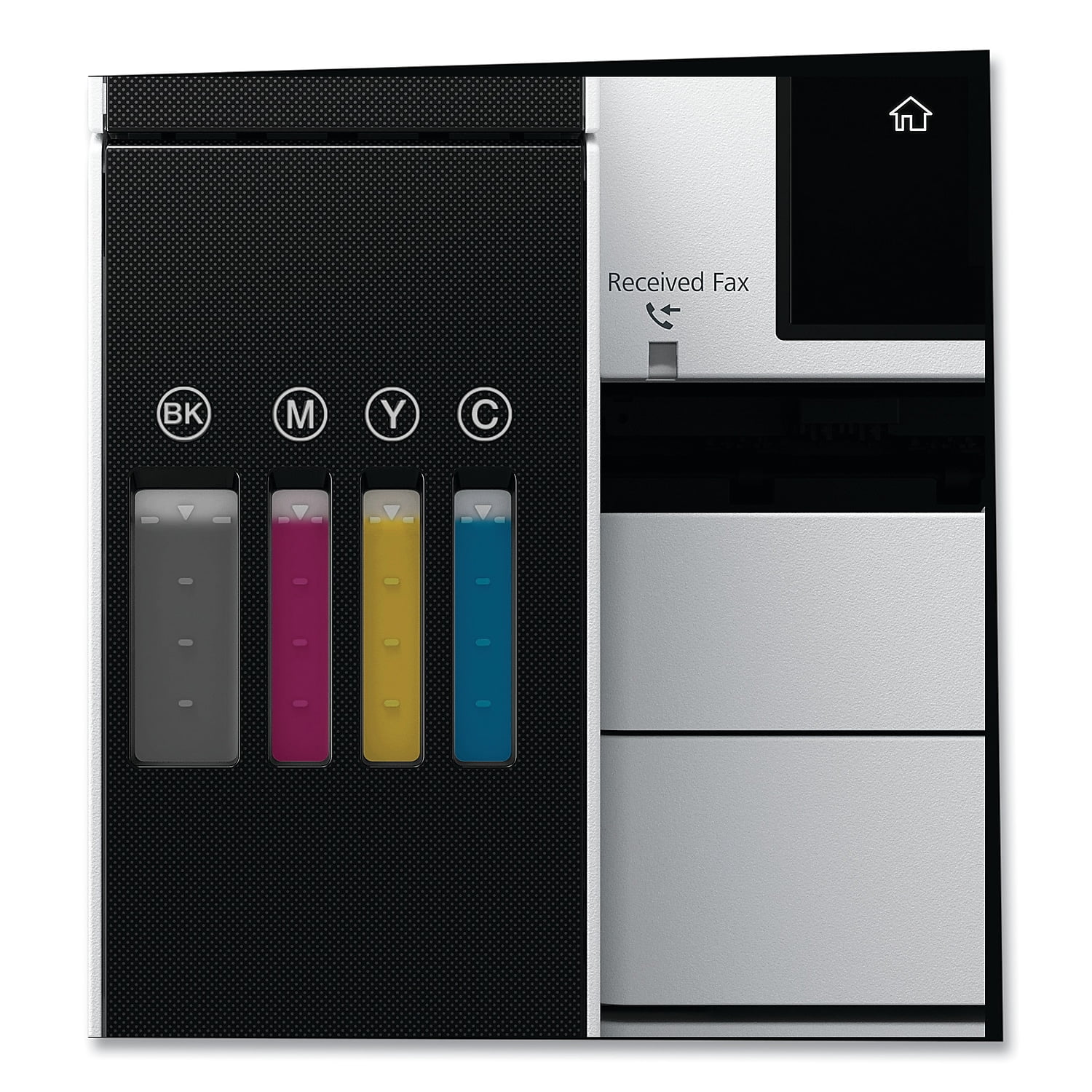 Epson WorkForce ST-C8090 Inkjet Multifunction Printer-Color-Copier/Fax/Scanner-4800x1200 dpi Print-Automatic Duplex Print-66000 Pages-550 sheets Input-Color Flatbed Scanner-1200 dpi Optical
