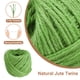 thumbnail image 3 of Cuerda de yute natural Uxcell de 50 metros, cuerda de yute de 3 mm, cuerda de yute para manualidades, envoltura de regalos, decoración, embalaje, jardinería, soporte para plantas, verde claro, 3 of 6