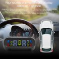 thumbnail image 2 of Coche Tpms Coche Tpms Sistema de alarma de temperatura de control de presión de neumáticos TPMS para coche solar AN-10C con 4 sensores, 2 of 9