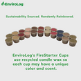 thumbnail image 6 of EnviroLog Fire Starters, 24 Ct, Earth Conscious for Indoor and Outdoor use with 20 min Burn Time, 6 of 7