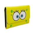 thumbnail image 3 of Nickelodeon Wallet, Foldover, SpongeBob SquarePants Eyes Close Up, Yellow, Vegan Leather, 3 of 3