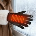 thumbnail image 7 of USB Heated Winter Gloves - Christmas & Travel Essential, Valentine's Day Cozy Gift, Full-Finger Touchscreen Waterproof Mittens, USB-Powered Heating Gloves for Driving Cycling Hunting Hiking, XL, 7 of 7