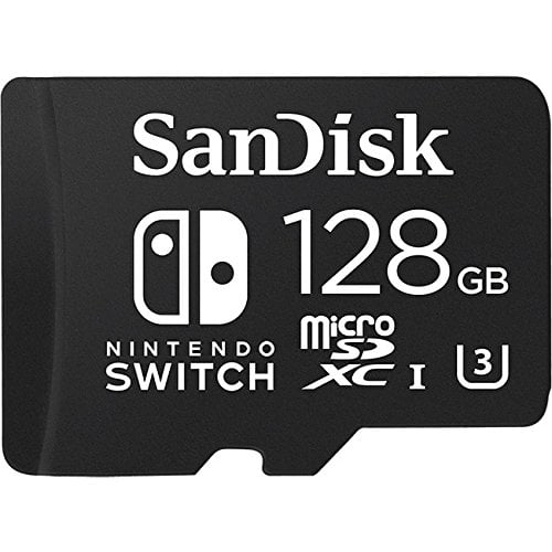 Restored SanDisk SDSQXBO-128G-ANCZA microSDXC Card for Nintendo Switch - 128GB (Refurbished)