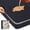 Black(12’’-16” Depth), variant on Twin XL Mattress Protector(8’’-10” Depth) – Premium Six-Sided Waterproof Mattress Cover Bed Cover,Zippered Mattress Encasement for Bed, Noiseless Breathable Machine Washable,Black