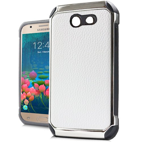 Samsung Galaxy Halo Galaxy J7v White Protek Shock Texture Phone Case Walmart Com Walmart Com