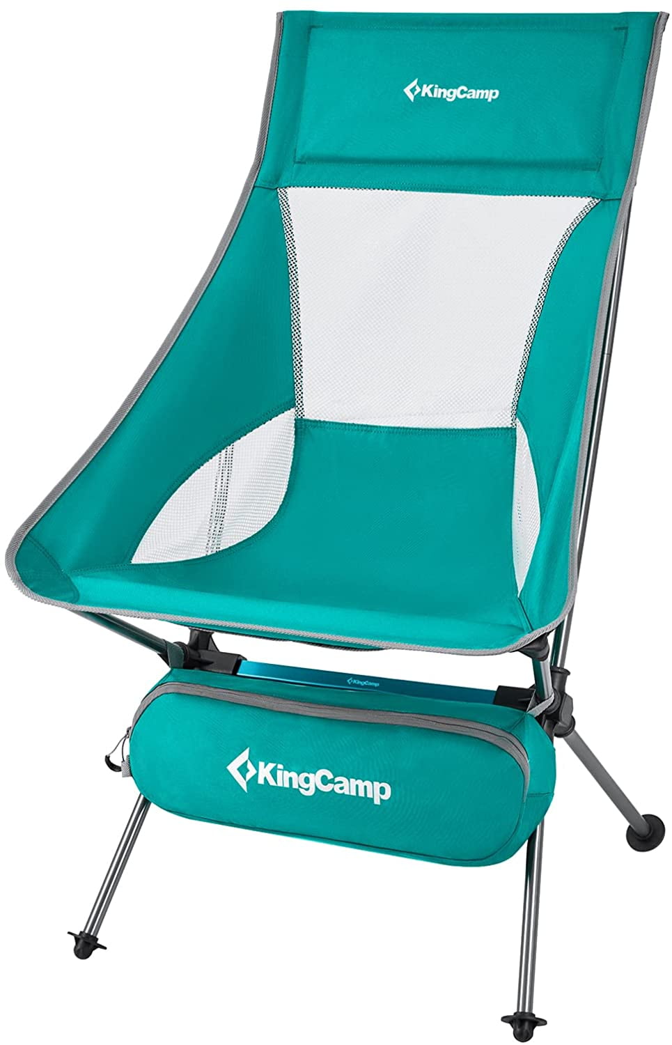 KingCamp Ultralight Compact Camping Chair Extra Wide High Back Folding