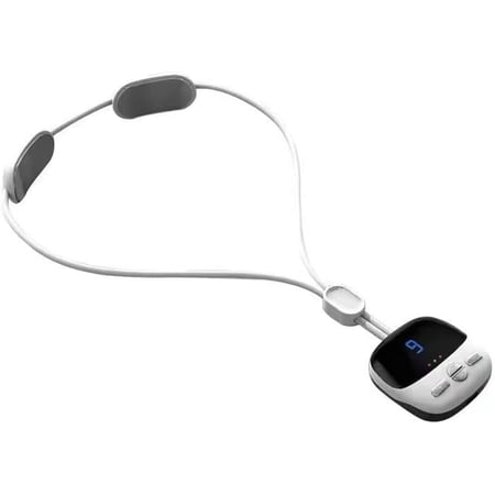Portable Pendant Neck Massager with Heat, 58g Lightweight El - TENS Unit by AAmyb for Pain Relief