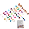 thumbnail image 1 of Anillos para trenzas para el cabello cuentas para rastas aleación de madera uso amplio elegante de moda para hombres y mujeres para banquetes y bodas, 1 of 8