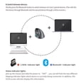 thumbnail image 4 of ZELOTES F-26C Rechargeable display dual-mode wireless  with silent 2.4GHz BT gray, 4 of 7