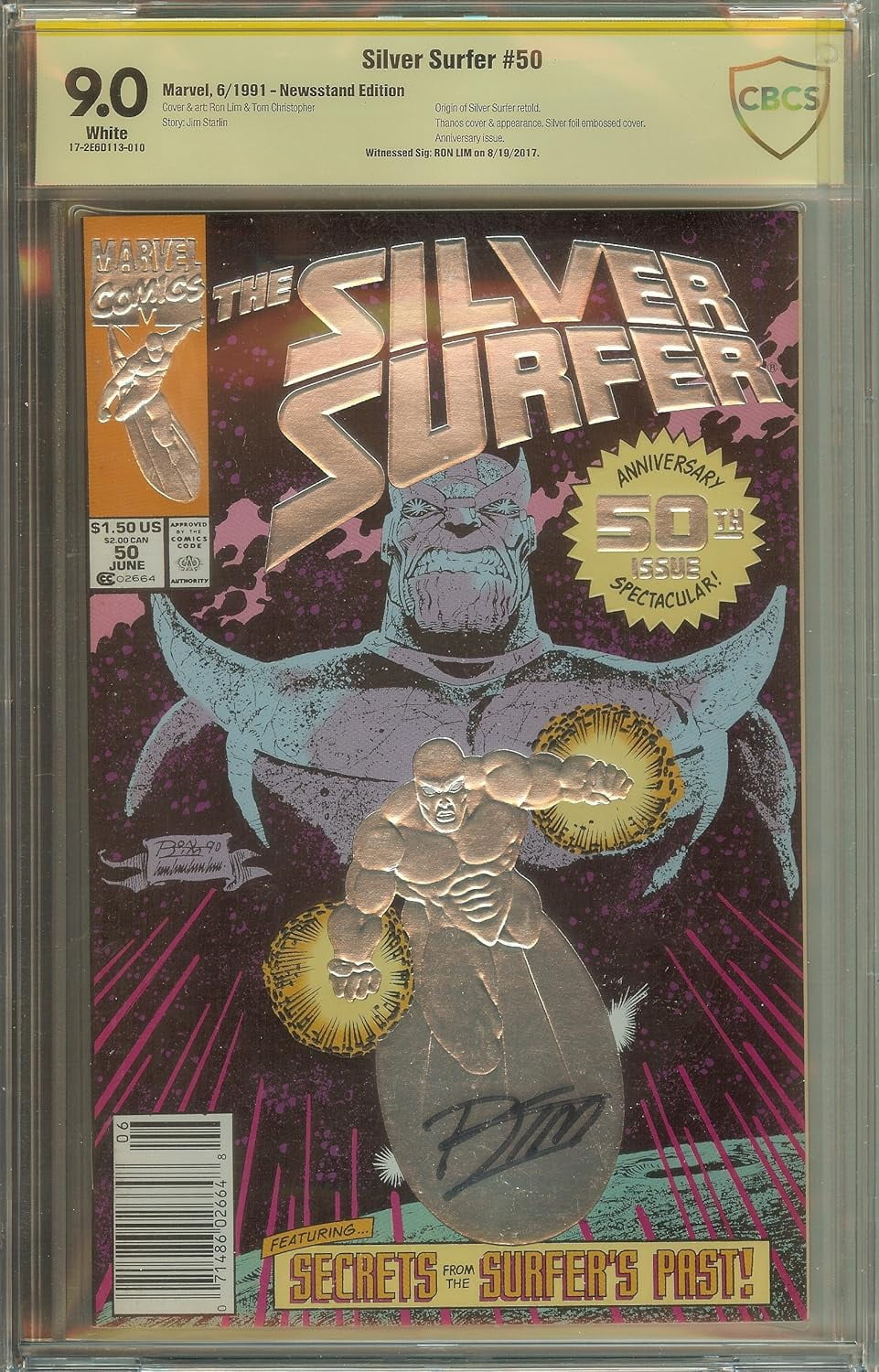 Silver Surfer #50 Signed