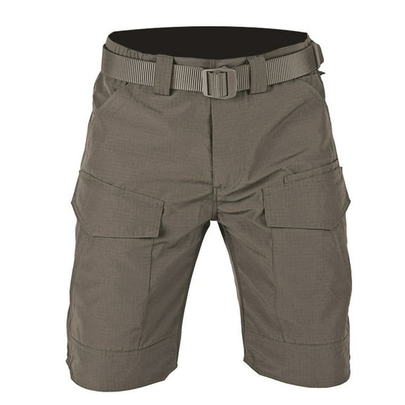 Men's Cargo Shorts Multi-Pocket Hiking Work Shorts Sweatpants Outdoor Pants No Belt Khaki,XL