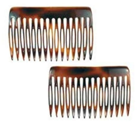 Tortoise Shell Mix - Camila Paris CP502 3 In. Tortoise Shell Hair Combs - Pack of 4