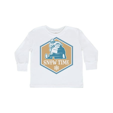 

Inktastic Snowmobile Rider Snowmobiling Gift Gift Toddler Boy Girl Long Sleeve T-Shirt