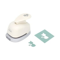 Bira Craft 3/8 inch Cat Shape Lever Action Craft Punch, Animal Punch, for Paper Crafting Scrapbooking