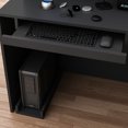 thumbnail image 5 of OXYLIFE Bureau d'Accueil en L avec Tiroir - Noir - 55,9 Pouces pour Bureau/salon, 5 of 5