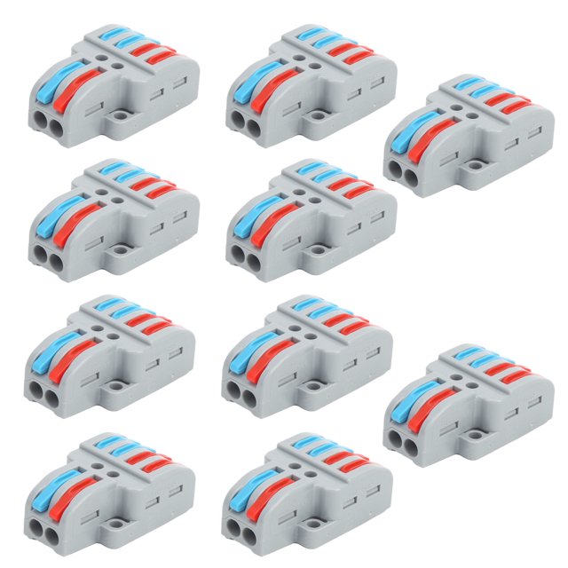 Conector de cable eléctrico, conector de cable de 10 piezas Conector de cable de color Conector de cable terminal Eleve su experiencia