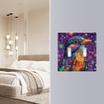 thumbnail image 5 of Dailycode Light Switch Plate Covers 2 Gang Wall Plate Plastics Outlet Covers for Kitchen Home Office Decor Cute Bird and Star, 5 of 8