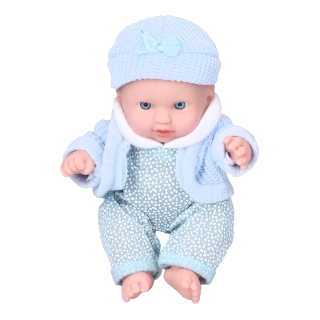 Casa de Juego de Muñecas de Simulación para Bebé, Tono de Piel Claro de 8 Pulgadas, Muñecas de Juguete Reborn de Moda Para Niños
