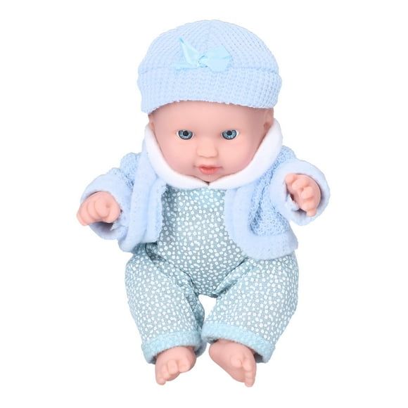 Casa de Juego de Muñecas de Simulación para Bebé, Tono de Piel Claro de 8 Pulgadas, Muñecas de Juguete Reborn de Moda Para Niños