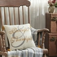 thumbnail image 3 of Harvest Blessings Peaceful & Thankful Woven Pillow 14x14, 3 of 4