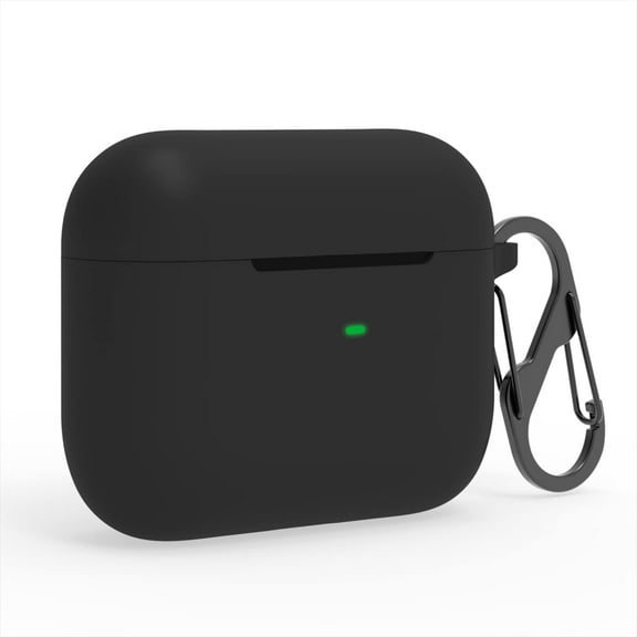 WUWOCJ Soft Silicone Case Compatible with Razer Hammerhead Ture Wireless Pro,Protective Sleeve Shockproof Resistant Case with Carabiner (Black)