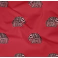 thumbnail image 4 of oneOone Organic Cotton Poplin Twill Fabric Elephant Block Printed Craft Fabric BTY 42 Inch Wide, 4 of 4