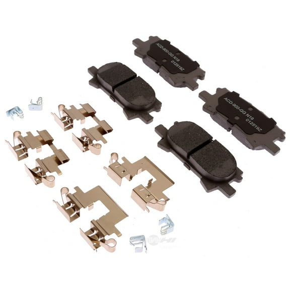 ACDelco Silver Ceramic Brake Pad Set Fits select: 2004-2007 TOYOTA HIGHLANDER, 2004-2009 LEXUS RX