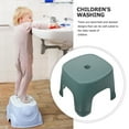 thumbnail image 4 of Milisten 2pcs Foot Stool Plastic Step Stool Bathroom Stepping Foot Stool Toilet Step Stool, 4 of 6