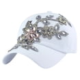 thumbnail image 2 of Baseball Cap Solid Color Windproof Lightweight Fashionable Hip Hop Hat Birthday Gift Baseball Caps hats for men White, 2 of 5