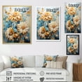 thumbnail image 4 of Designart "Sky-Blue Sunflower Fields II" Sunflowers Floater Framed Wall Art Prints, 4 of 5