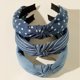 thumbnail image 5 of Diademas de mezclilla con nudo para mujer Diadema de nudo ancho para mujer Diadema de moda con lunares y rayas azules para mujer (3 piezas), 5 of 5