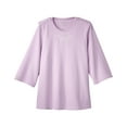 thumbnail image 1 of Women’s Open Back Adaptive Embroidered Neckline Design Top for Seniors, 1 of 1