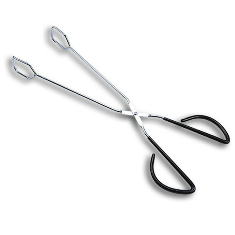 Scissor Tongs Barbecue BBQ Grill Pastry Tongs Baking Cooking Clamp