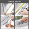 thumbnail image 4 of 2 PCS Window Seal Strip Self-adhisive Soundproof Seal Strip Draft Stopper Sweep, Door Stripping, 4 of 5
