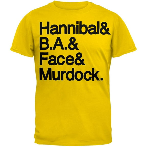 A-Team - Names Logo T-Shirt - X-Large
