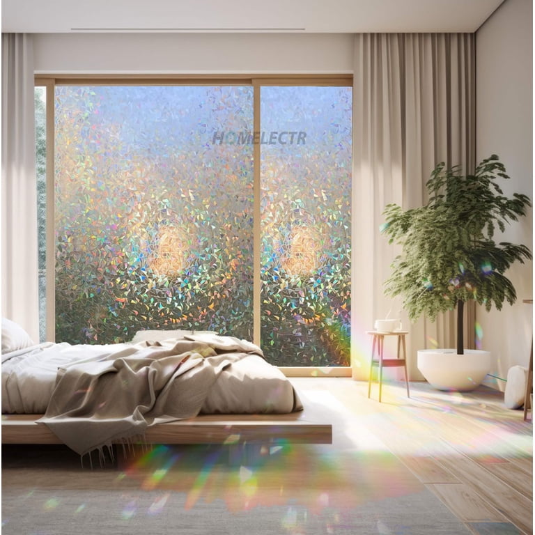 3D Rainbow Decorative Window Film, 17.7 x 78.7 Inches photo 3