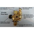 thumbnail image 2 of Air Compressor Pilot Check Valve Unloader Combination Discharge 1/2" Female NPT Inlet X 1/2" Male NPT Outlet - All in ONE Valve for Gas Powered COMPRESSORS (95-125 PSI), 2 of 4