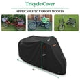 thumbnail image 2 of Funda impermeable para triciclo KFTUVBN 191 x 76 x 112 cm, 2 of 7