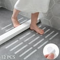 thumbnail image 6 of AUDeals 15" x 0.8" Anti Slip Shower Stickers, Non Slip Bathtub Strips for Bath Tub & Floor, Clear Adhesive Grip Tape for Shower, Stairs, Ladders, Boats, 6 of 7