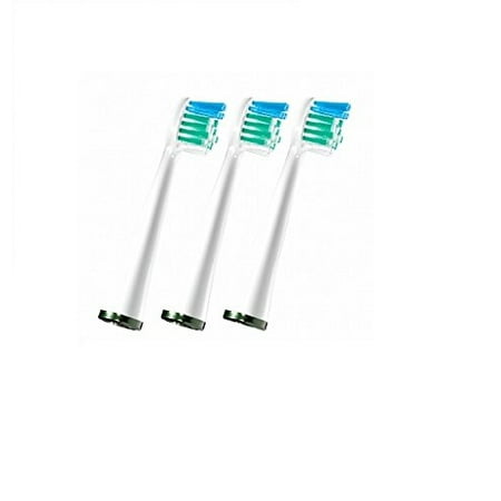 SRSB-3W Sensonic Replacement Toothbrushes (Compact Head Size), 3-Count, Soft, round-ended bristles that are gentle on the gums but effective at removing plaque By Waterpik From