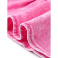 thumbnail image 5 of INSPIRE CHIC Women's Denim Jackets Button Down Peplum Hem Long Sleeves Cropped Jean Jackets Washed Pink M, 5 of 6